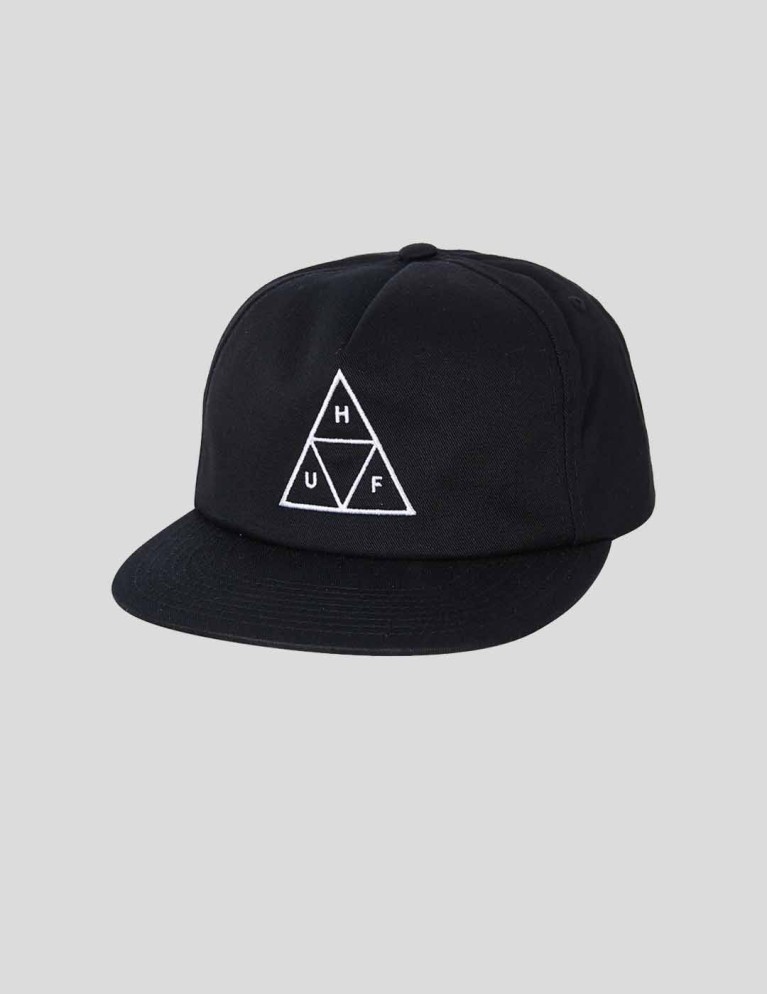Cappello essenziale HUF non strutturato tt snapback nero